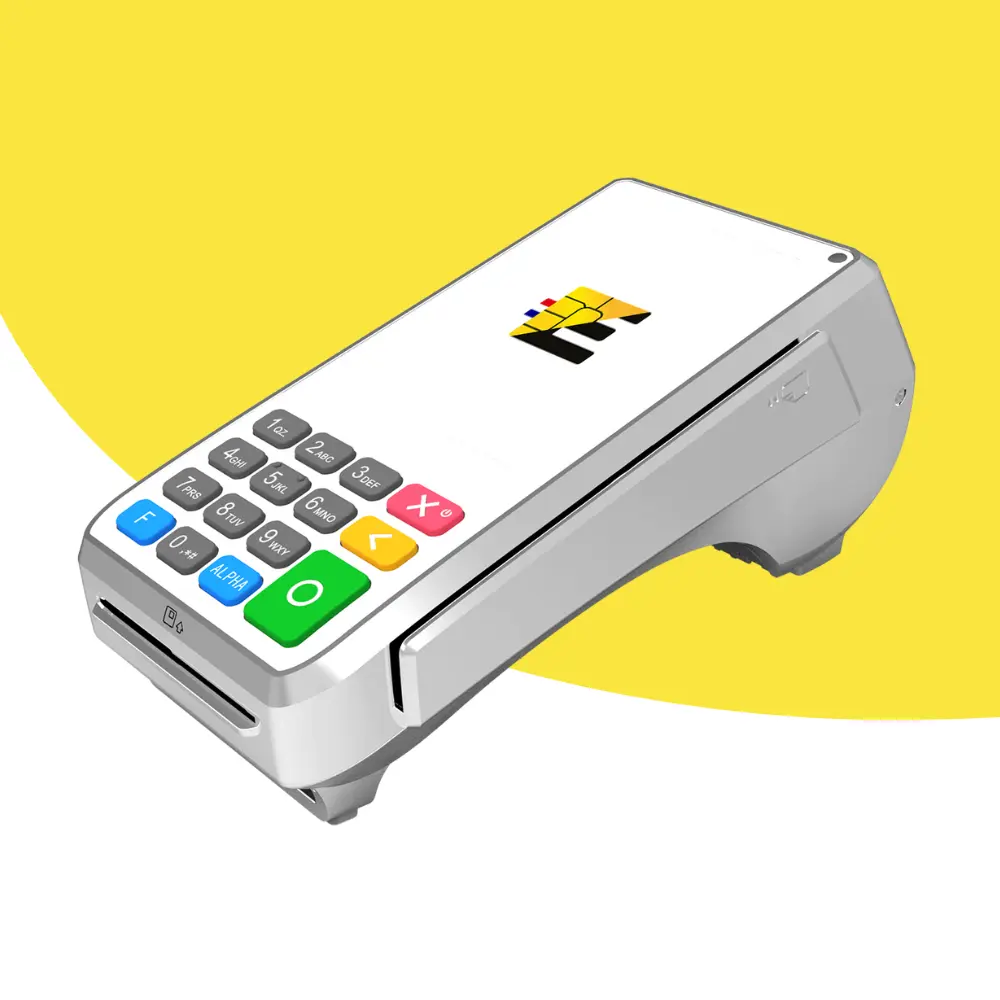 PAX A80 blanc, terminal de paiement fixe Android
