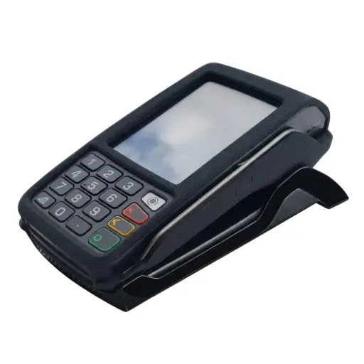 Move 5000 et sa coque en silicone compatible avec le socle.