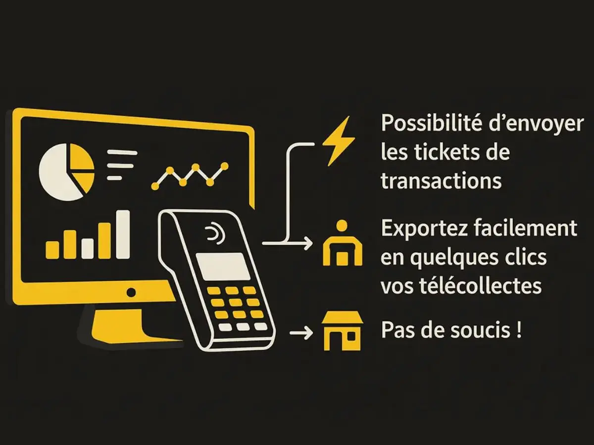 Illustration des avantages du portail monétique Illustration des avantages du portail monétique