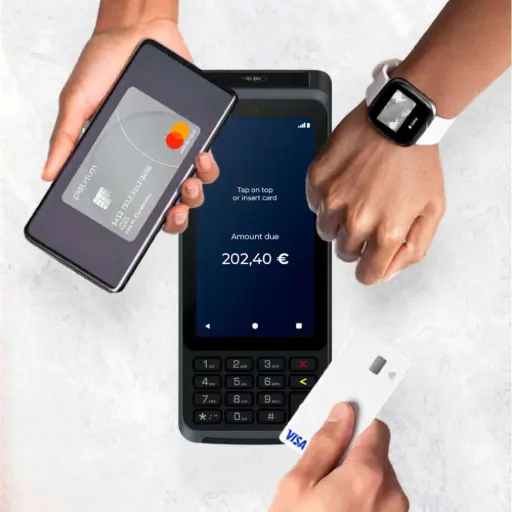 Castles Technology, leader monétique : commandez votre S1F4 K dès aujourd'hui Paiement sans contact avec le TPE Castles S1F4 K : carte bancaire, montre connectée et smartphone présentés au terminal