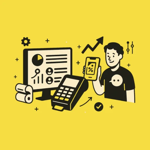 Fidélisez vos clients et boostez vos ventes avec la solution digitale Ingenico x Billiv Commerçant utilisant la solution de dématérialisation Ingenico x Billiv sur TPE pour la fidélisation client et l'optimisation des ventes.