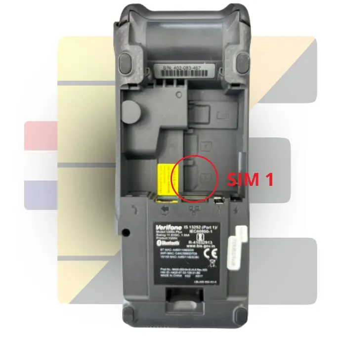 Verifone V200c Sim 1