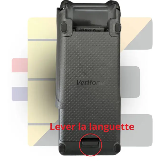 Verifone V200c Languette