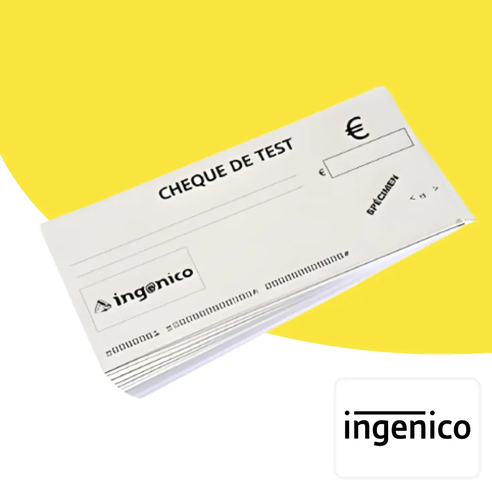 [CHI56314] Chèque de test Ingenico (à l'unité)