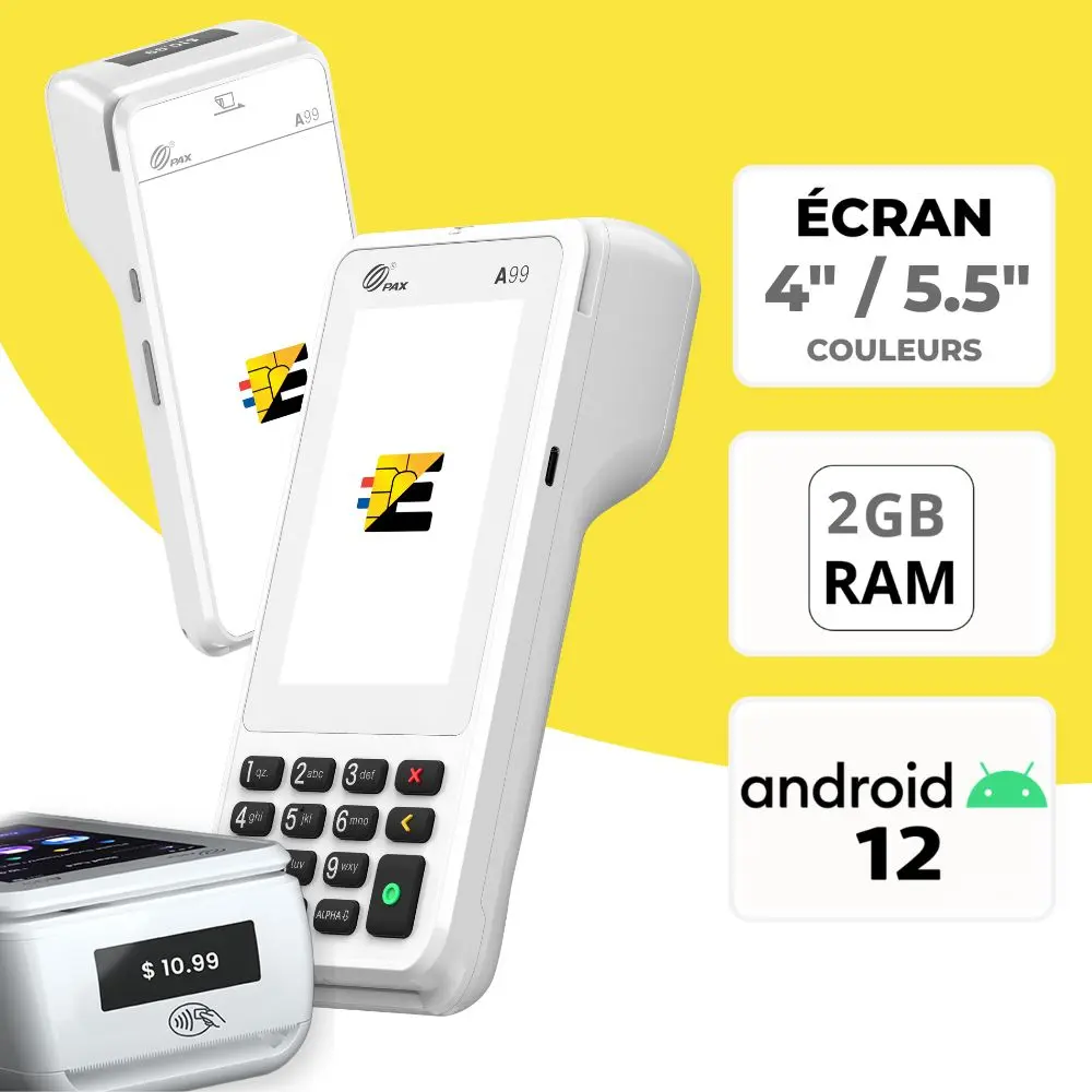 PAX A99 (Touch (saisie sur écran tactile))